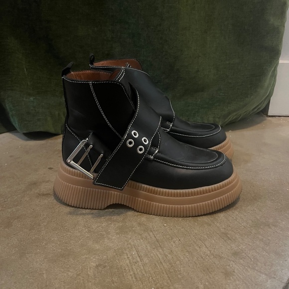 Ganni Platform Boots - Size 38 - Picture 2 of 5